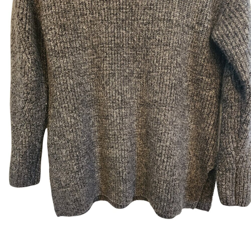 Old Navy Mock Turtleneck Sweater Heather Grey Size Large - Picture 4 of 6